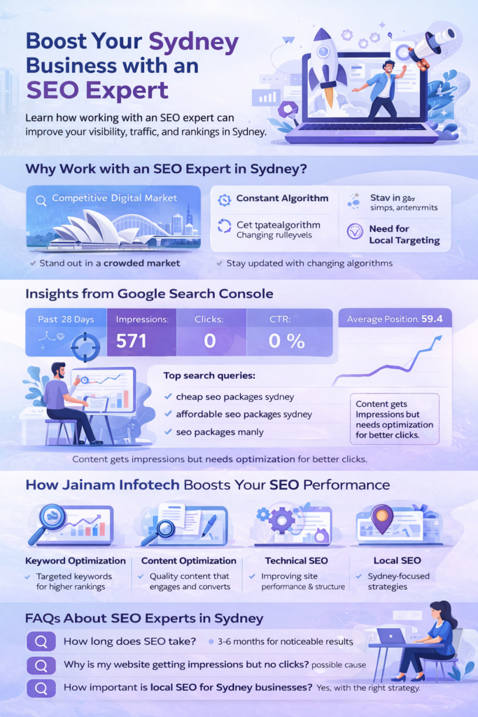 Sydney Business with an SEO Expert