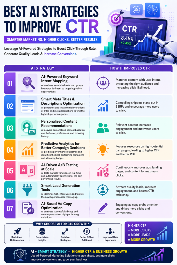 best AI strategies to improve CTR – Jainam Infotech